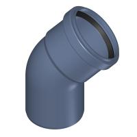 Отвод для внутренней канализации TECE Poloplast 32 х 45°