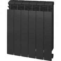 Радиатор биметаллический секционный Global Style Plus 500 х 6 секций (черный)