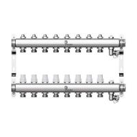 Коллекторная группа для радиаторного отопления Wester W903 - 1* на 8 контуров 3/4* Евроконус