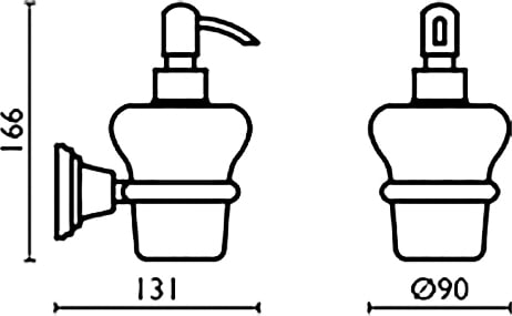 Дозатор Bagno & Associati Canova CA12892 BR