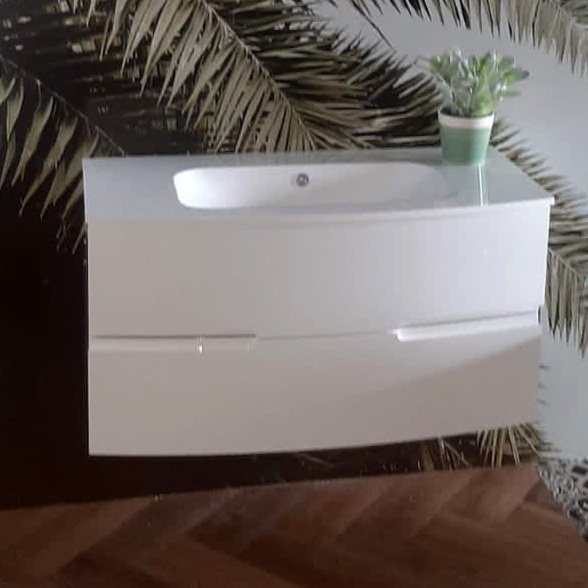Мебель для ванной Jacob Delafon Nona 100 глянцевый белый