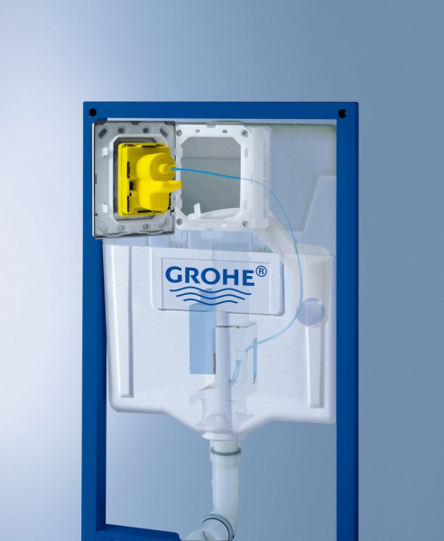 Комплект  Система инсталляции для унитазов Grohe Rapid SL 38750001 4 в 1 с кнопкой смыва + Унитаз подвесной Bien TPKA052AMVP0W3000