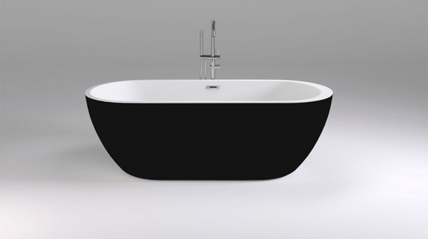 Акриловая ванна Black&White Swan SB105 black 170x80