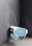 Комплект  Унитаз подвесной Gustavsberg Hygienic Flush WWC 5G84HR01 безободковый + Система инсталляции для унитазов Grohe Rapid SL 38775001 4 в 1 с кно