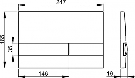 Система инсталляции для унитазов AlcaPlast AM101/1120-4:1RS M1720-1-001