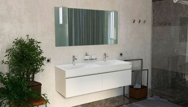 Мебель для ванной Velvex Pulsus 140 подвесная, белая