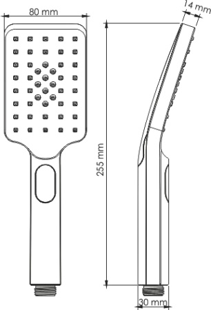 Душевая лейка Wasserkraft A126