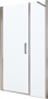 Душевой уголок Jacob Delafon Contra 120x100 распашная дверь профиль хром