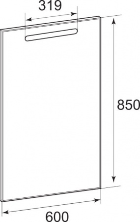 Зеркало Roca Gap 60 с подсветкой