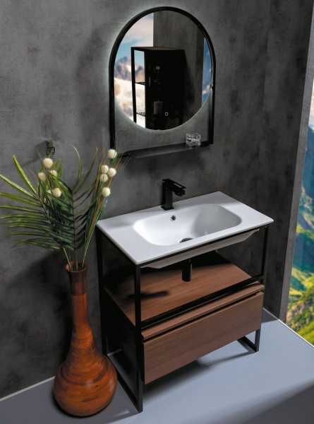 Мебель для ванной Armadi Art Loft 80 dark wood, напольная