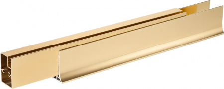 Шторка на ванну Vegas Glass ZV 180 09 01 профиль золото, стекло прозрачное