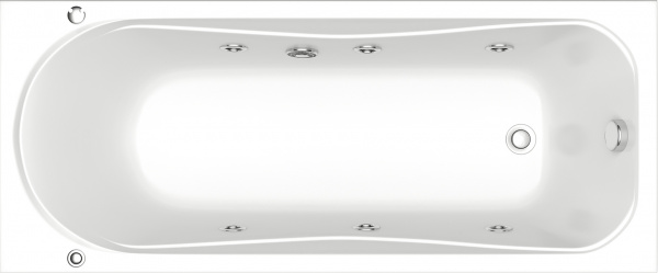 Акриловая ванна Bas Стайл 160x70 с г/м + средство