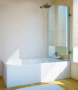 Шторка на ванну GuteWetter Lux Pearl GV-001 правая 70 см стекло бесцветное, фурнитура хром
