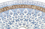 Раковина Bronze de Luxe Марракеш 1008 синяя
