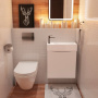 Мебель для ванной Art&Max Liberty R, 50, подвесная, Bianco Lucido