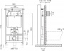 Система инсталляции для унитазов OLI Oli 74 OLIPure 152978 Sanitarblock mechanic