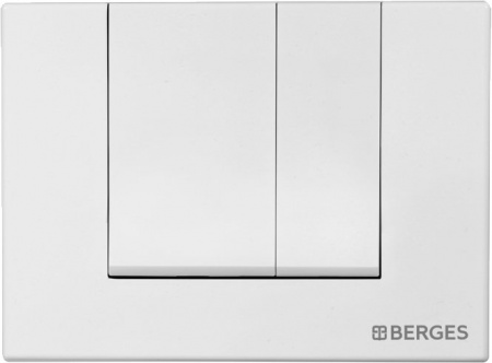 Система инсталляции для унитазов Berges Wasserhaus Novum 040241 с кнопкой смыва, белая