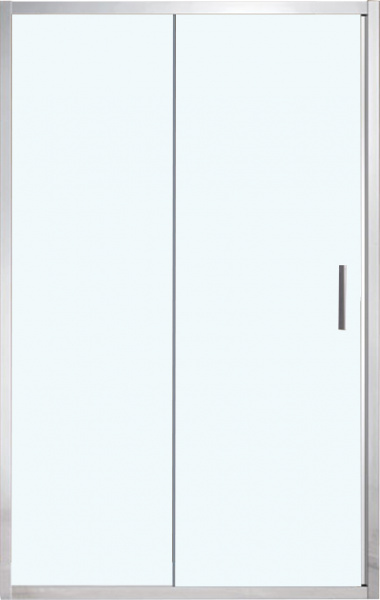 Душевая дверь в нишу Vincea Garda VDS-1G130CL 130 см, профиль хром, стекло прозрачное