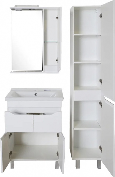 Мебель для ванной ASB-Mebel Бари 60-2.2 белая