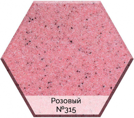 Смеситель для кухни AquaGranitEx C-6040 розовый