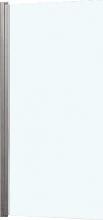 Шторка на ванну Vincea VSB-11800CL 80 см, профиль хром, стекло прозрачное