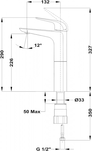 Смеситель для раковины TEKA Itaca 673660210