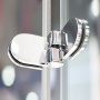 Шторка на ванну GuteWetter Lux Pearl GV-001 правая 70 см стекло бесцветное, фурнитура хром