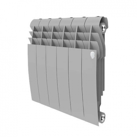 Радиатор биметаллический секционный Royal Thermo BiLiner Silver Satin 350 х 4 секции