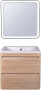 Мебель для ванной Style Line Атлантика 60 Люкс Plus, подвесная, ясень перламутр