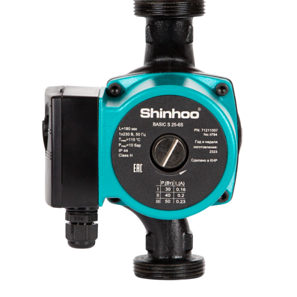 Насос циркуляционный ShinhooBASIC S 15-6S 130 1x230V