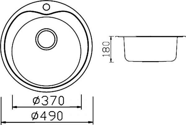 Мойка кухонная Seaman Eco Wien SWT-490-Copper polish