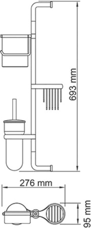 Стойка Wasserkraft K-1438