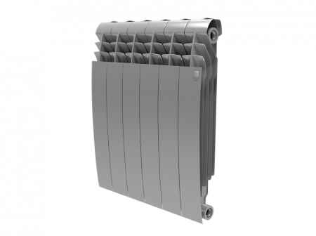 Радиатор биметаллический секционный Royal Thermo BiLiner Silver Satin 500 х 6 секций