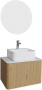 Мебель для ванной STWORKI Ноттвиль 60 дуб верона, без выреза под смеситель