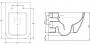Унитаз подвесной Serel Rita RT26 с микролифтом