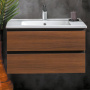 Мебель для ванной Armadi Art Capolda 85 dark wood