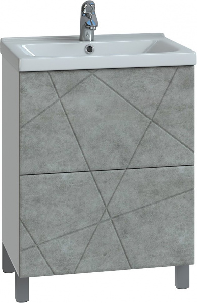 Мебель для ванной Vigo Geometry 50 бетон