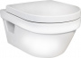 Комплект  Унитаз подвесной Gustavsberg Hygienic Flush WWC 5G84HR01 безободковый + Мебель для ванной STWORKI Стокгольм 60