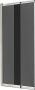 Шторка на ванну Vincea VSB-1E100CG 100 см, профиль хром, стекло тонированное