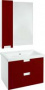 Мебель для ванной Bellezza Пегас 60 подвесная, красная