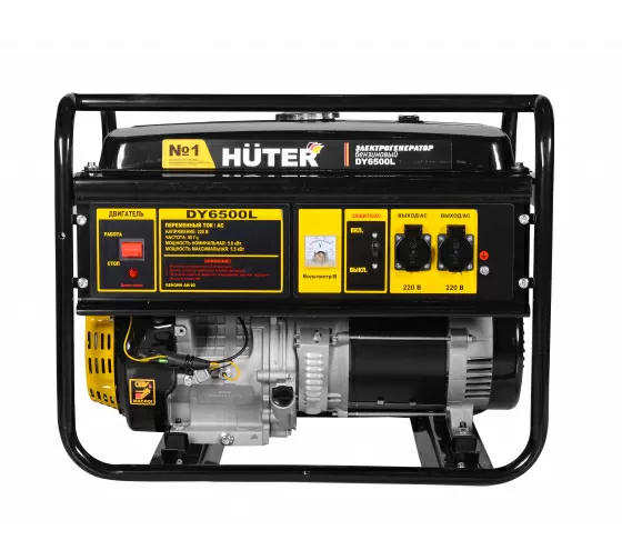 Электрогенератор бензиновый Huter DY6500L