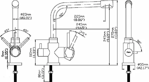 Смеситель для кухни Seaman Eco Koblenz SSN-2139A