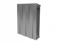 Радиатор биметаллический секционный Royal Thermo PianoForte Silver Satin 500 х 4 секции