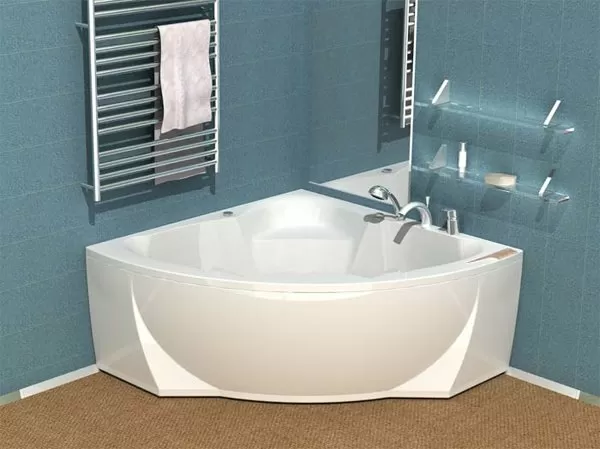 Акриловая ванна Акватек Поларис – 2 POL2-0000041 160x160 вклеенный каркас