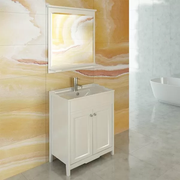 Мебель для ванной Comforty Тбилиси 70 белый глянец