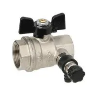 Кран шаровой полнопроходной внутренняя / внутренняя резьба, ручка бабочка Bugatti Oregon 1* (серия 332) Кран шаровой полнопроходной внутренняя / внутренняя резьба, ручка бабочка Bugatti Oregon 1* (серия 332)