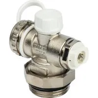 Регулируемый концевой фитинг с дренажным клапаном и ручным воздухоотводчиком Stout Регулируемый концевой фитинг с дренажным клапаном и ручным воздухоотводчиком Stout