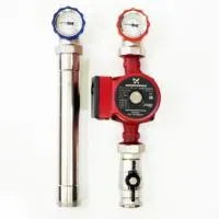 Насосная группа из нержавеющай стали с прямым контуром WARME MASKE 40.1.S - Ду25 (без насоса) Насосная группа из нержавеющай стали с прямым контуром WARME MASKE 40.1.S - Ду25 (без насоса)