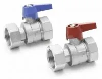 Комплект прямых шаровых кранов Рехау (2 шаровых крана) Комплект прямых шаровых кранов Рехау (2 шаровых крана)