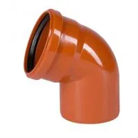 Отвод для наружной канализации Ostendorf KGB 110 х 67° Отвод для наружной канализации Ostendorf KGB 110 х 67°